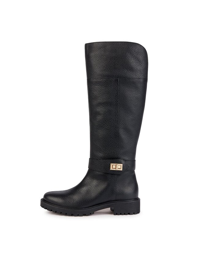 Geox Botas altas Geox D Hoara D36FTD 00046 C9999 Negro