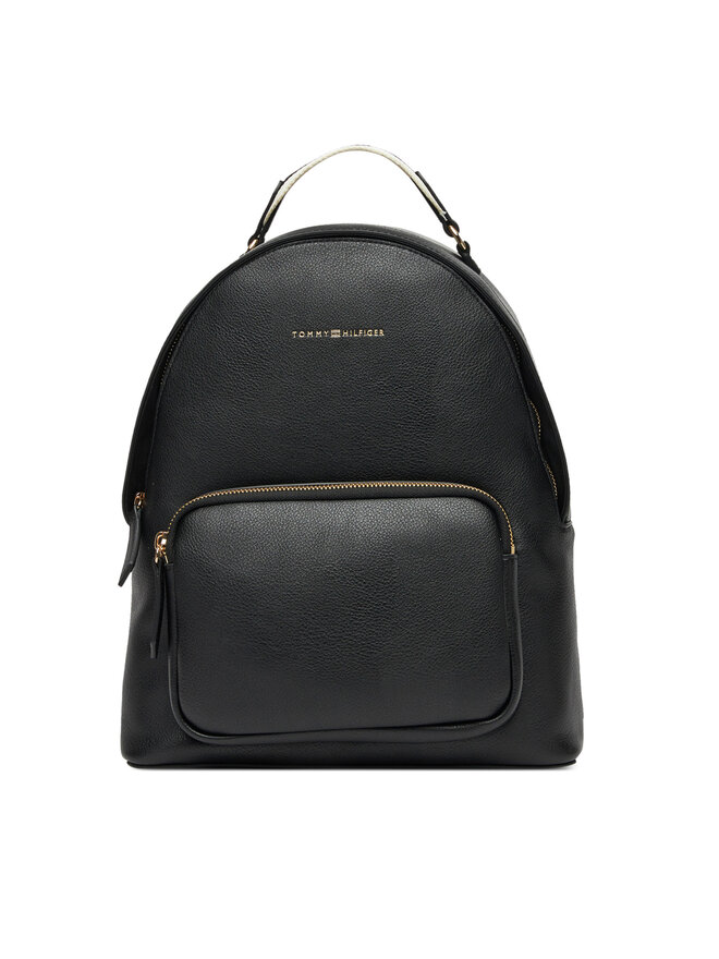 Tommy Hilfiger Σακίδιο Tommy Hilfiger Th Logotape Backpack AW0AW17471 Μαύρο