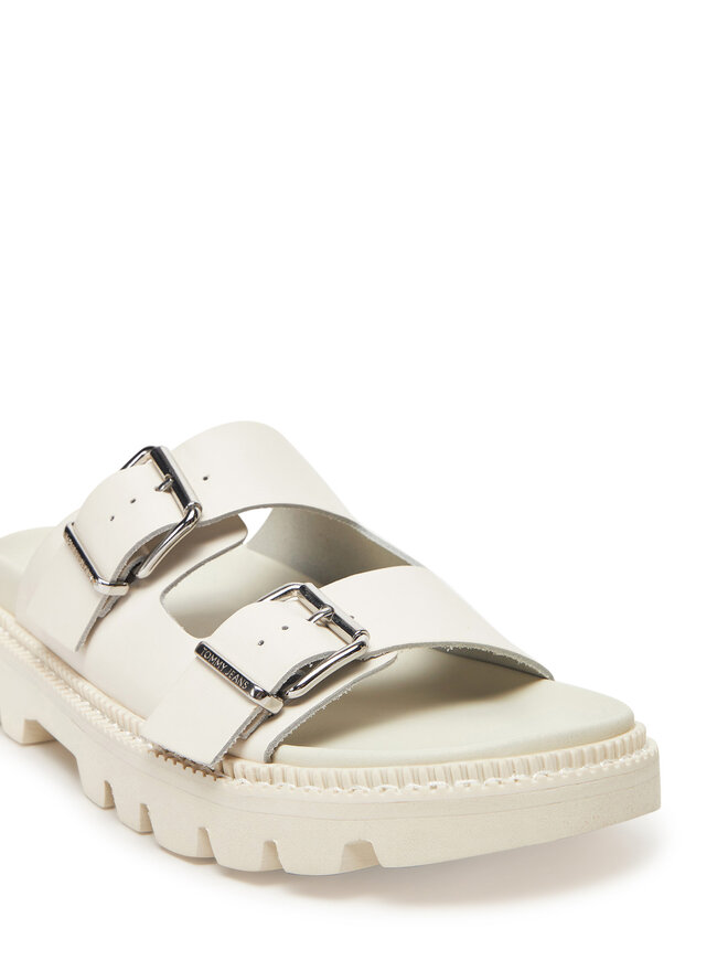 Tommy Jeans Papucs Tommy Jeans Tjw Double Strap Sandal EN0EN02753 Fehér