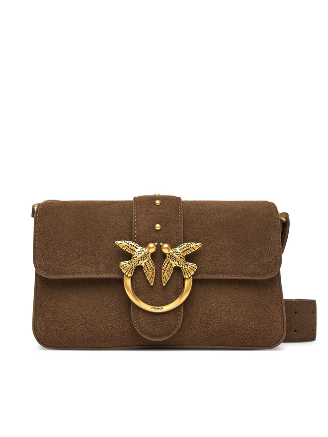 PINKO Bolso PINKO Love One Mini Slouchy Fl PE 25 PLTT 104340 A2CC Marrón
