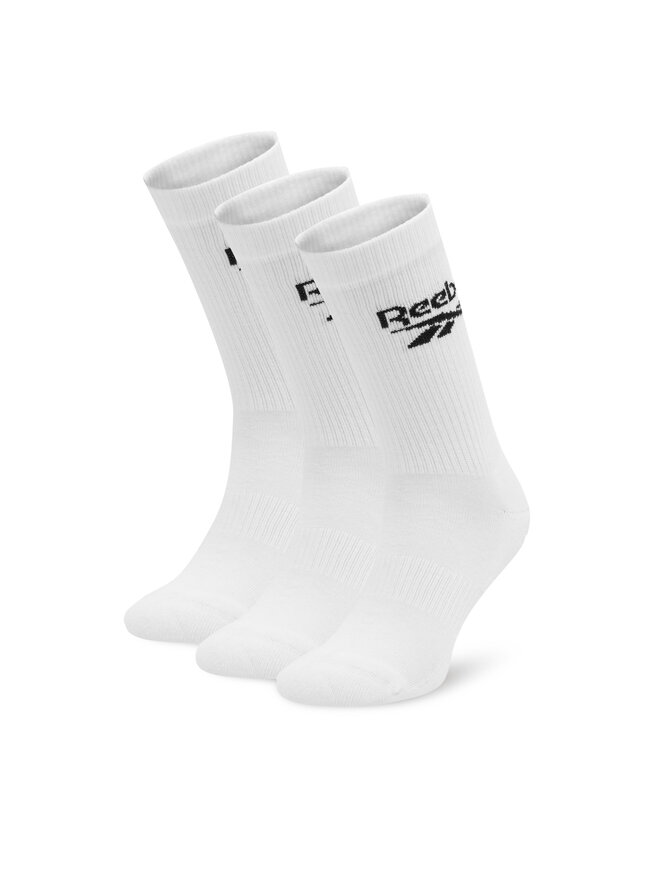 Reebok Zestaw 3 par wysokich skarpet unisex Reebok R0452-SS24 (3-pack) Biały