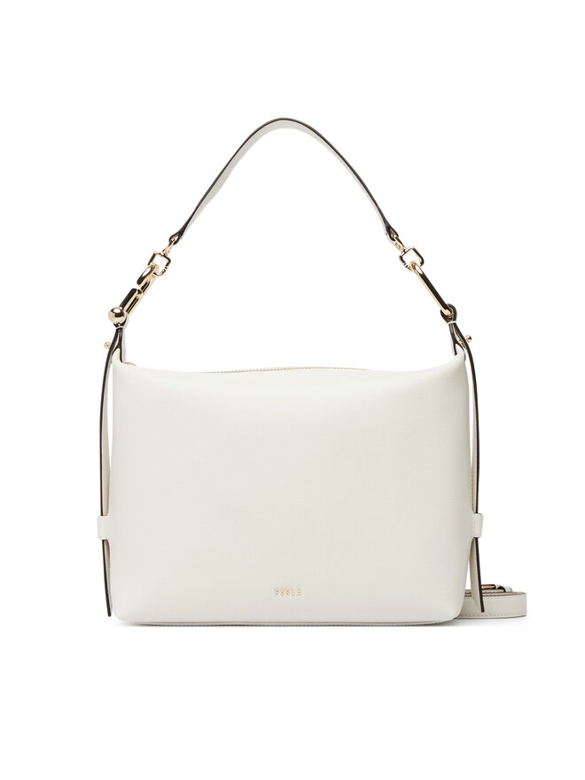 Furla Handtasche Furla Tonie M Hobo WB01964 A.0023 CN 01B00 Weiß