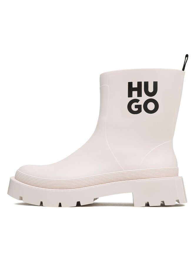 HUGO Gumicsizma Hugo 50498090 Ekru