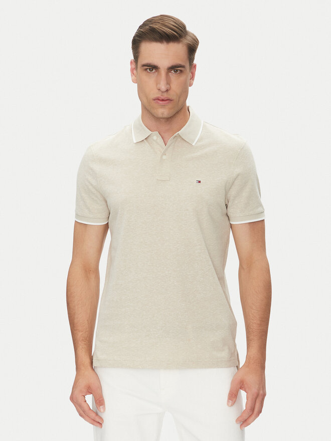 Tommy Hilfiger Tommy Hilfiger Polo MW0MW33140 Beis Regular Fit