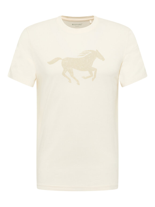 Mustang Mustang Футболка Austin 1016483 Бежевий Regular Fit
