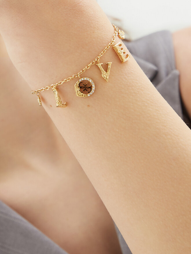 Guess Apyrankė Guess JUBB05 033JW Auksinė
