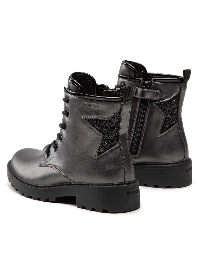 Geox Stiefel Geox J Casey G. G J9420G 0NFEW C0062 S Silberfarben