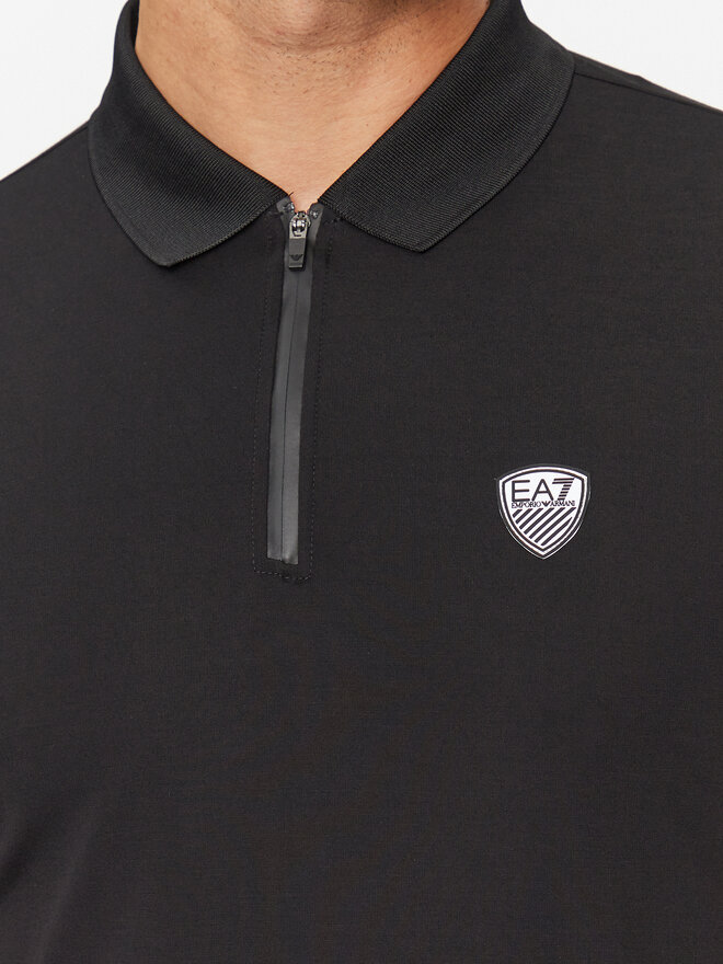 EA7 Emporio Armani EA7 Emporio Armani Poloshirt 8NPF13 PJRGZ 1200 Schwarz Regular Fit