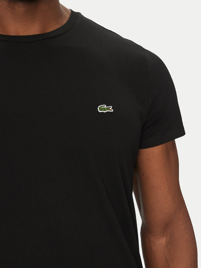 Lacoste Lacoste T-Shirt TH6709 Μαύρο Regular Fit