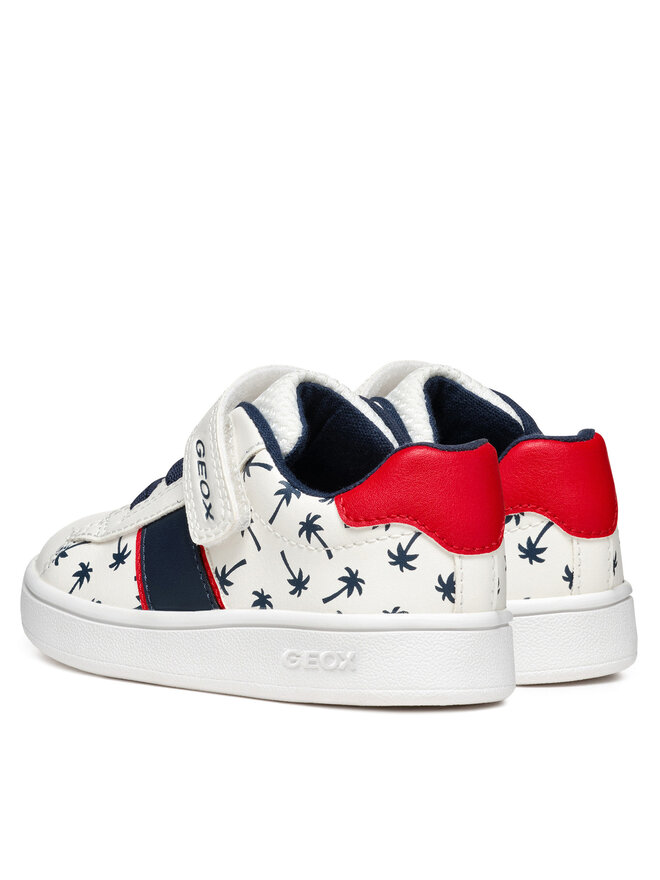 Geox Sneakersy Geox B Eclyper B455LA 000BC C0050 Bílá