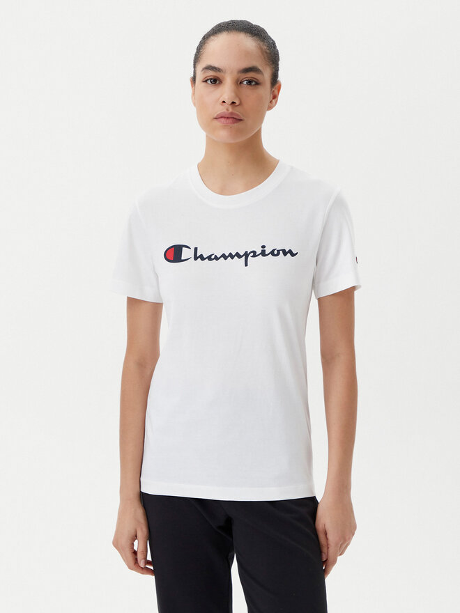 Champion Champion Camiseta 118090 Blanco Slim Fit