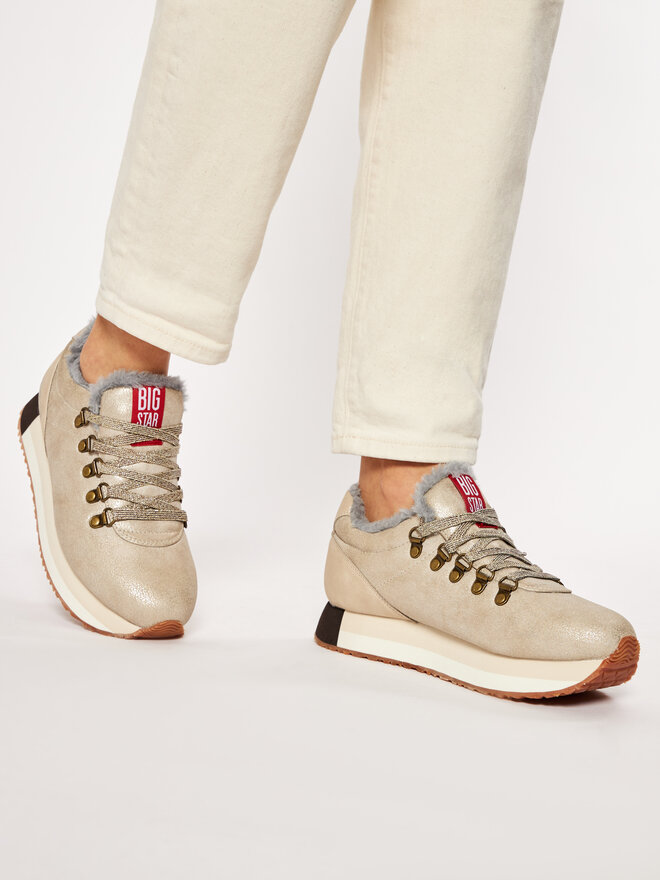 Big Star Shoes Снікерcи Big Star Shoes EE274732 Бежевий