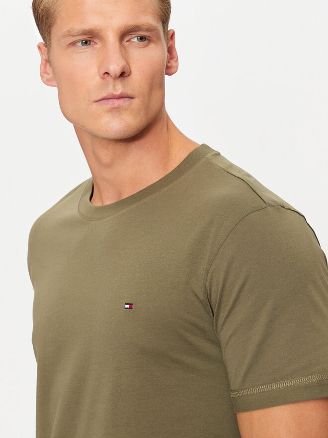 Tommy Hilfiger Tommy Hilfiger Marškinėliai UM0UM03362 Žalia Regular Fit