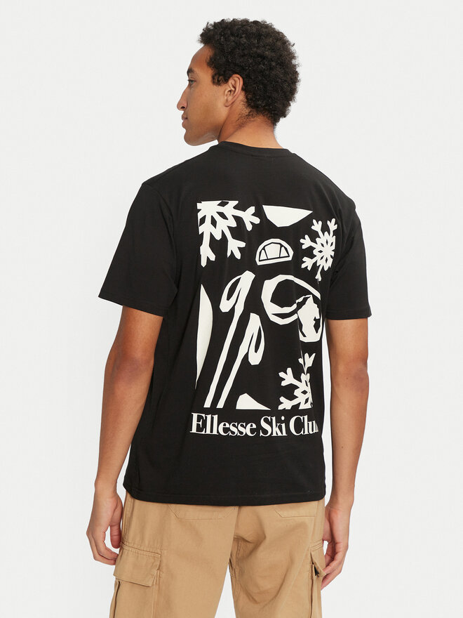 Ellesse Ellesse Majica Skisetta Tee SHX20961 Črna Regular Fit