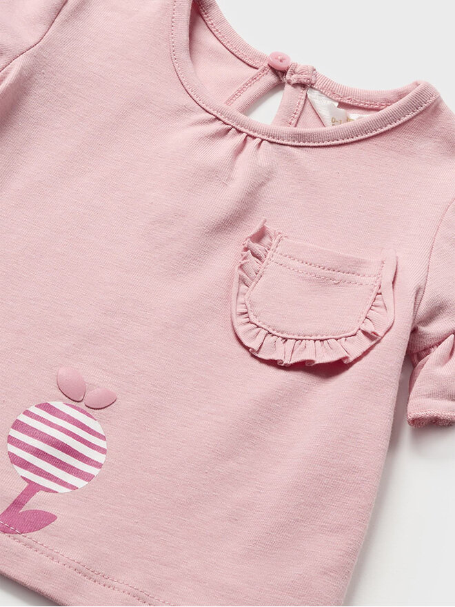 Mayoral Mayoral Pack de 2 camisetas 1097 Rosa Regular Fit