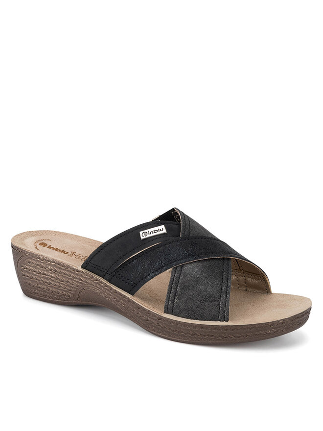 Inblu Klapki Inblu GL170100 Czarny