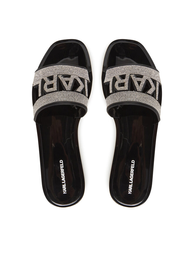 KARL LAGERFELD Papucs KARL LAGERFELD Jelly III KL80005S Fekete
