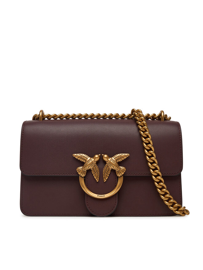 PINKO Táska PINKO Love One Mini Dc Al 25-26 PLTT 100074 A0F1 Bordó