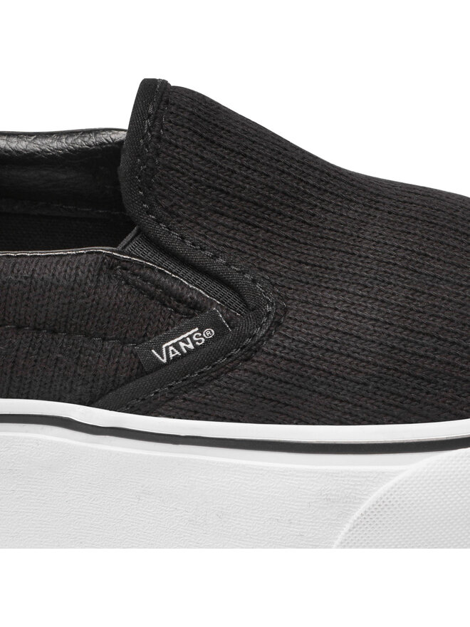 Vans rib knit slip on top