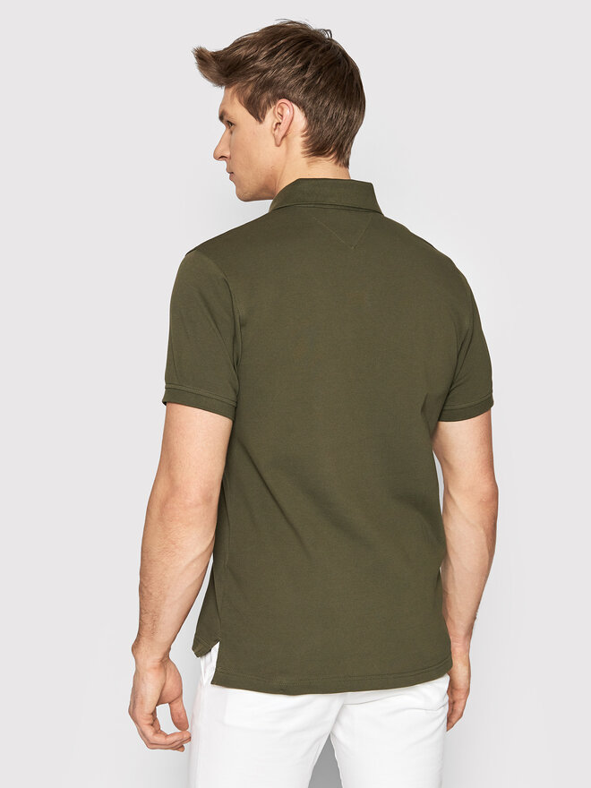 Tommy Hilfiger Tommy Hilfiger Poloshirt 1985 MW0MW17771 Grün Slim Fit