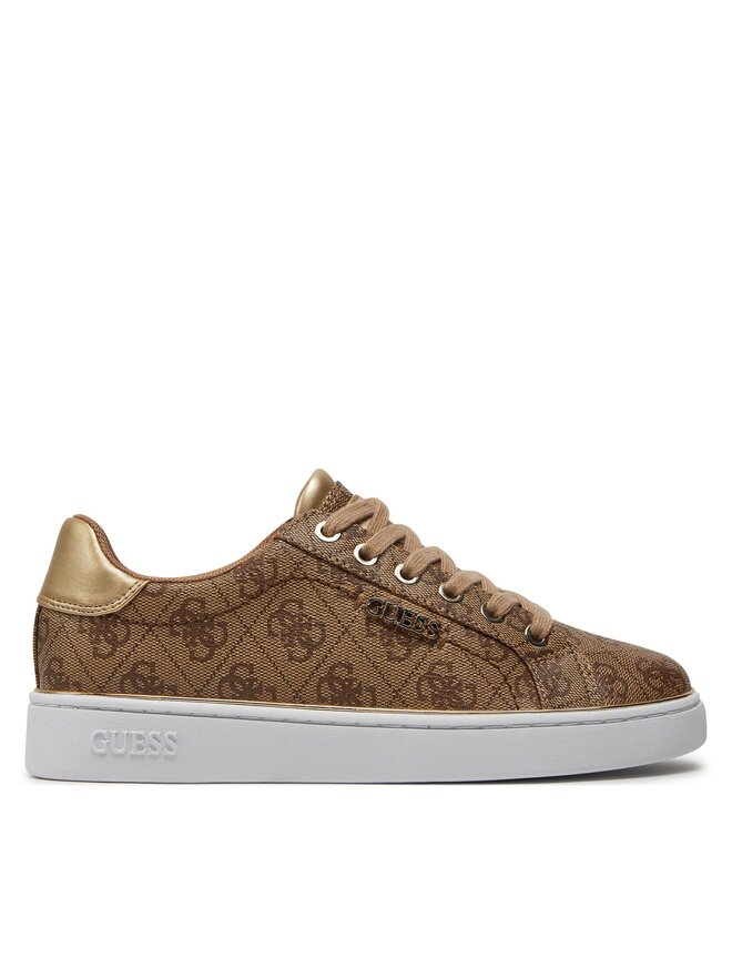 Guess Sneakersy Guess Beckie FL7BKI FAL12 Hnědá
