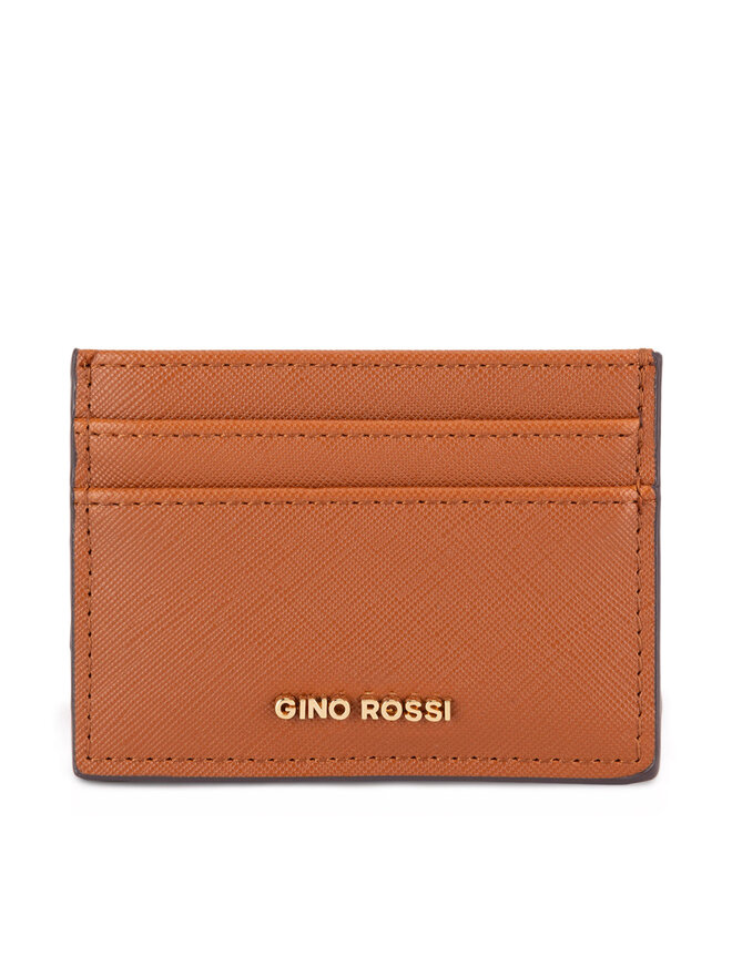 Gino Rossi Etui na karty kredytowe Gino Rossi QYL0023 Brązowy