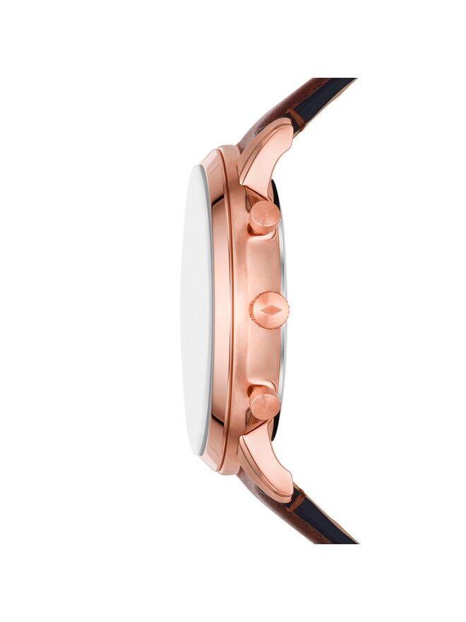 Fossil Zegarek Fossil Neutra Chronograph FS6026 Brązowy