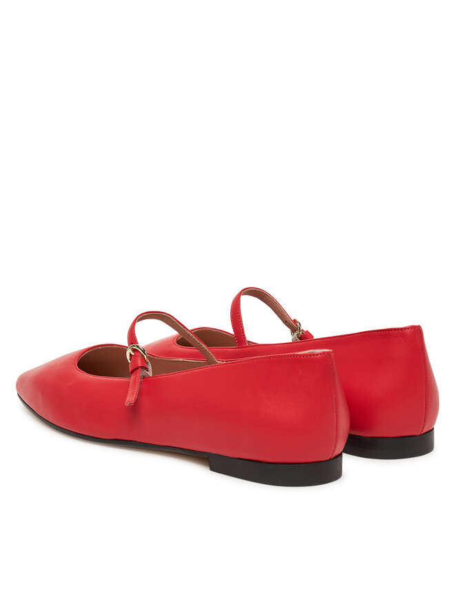 Pollini Baleriny Pollini SA11051C0MTE0501 Czerwony