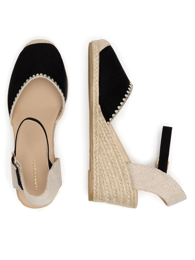 Jenny Fairy Espadrilles Jenny Fairy WYL2610-1 Schwarz