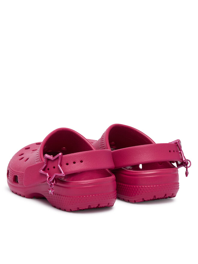 Crocs Pantoletten Crocs Classic Star Buckle Clog 214369 Rosa
