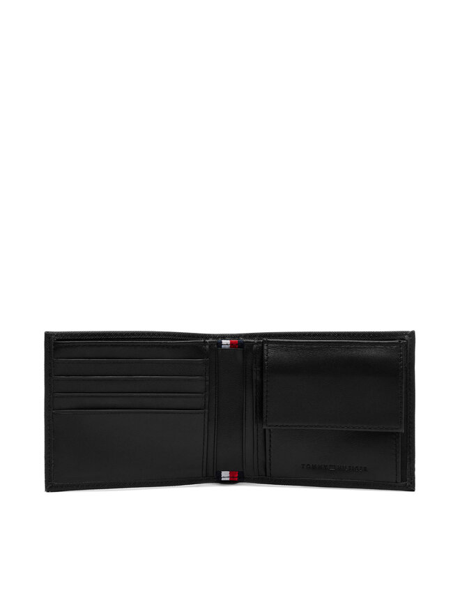 Tommy Hilfiger Velká pánská peněženka Tommy Hilfiger Th Business Cc And Coin AM0AM13259 Černá