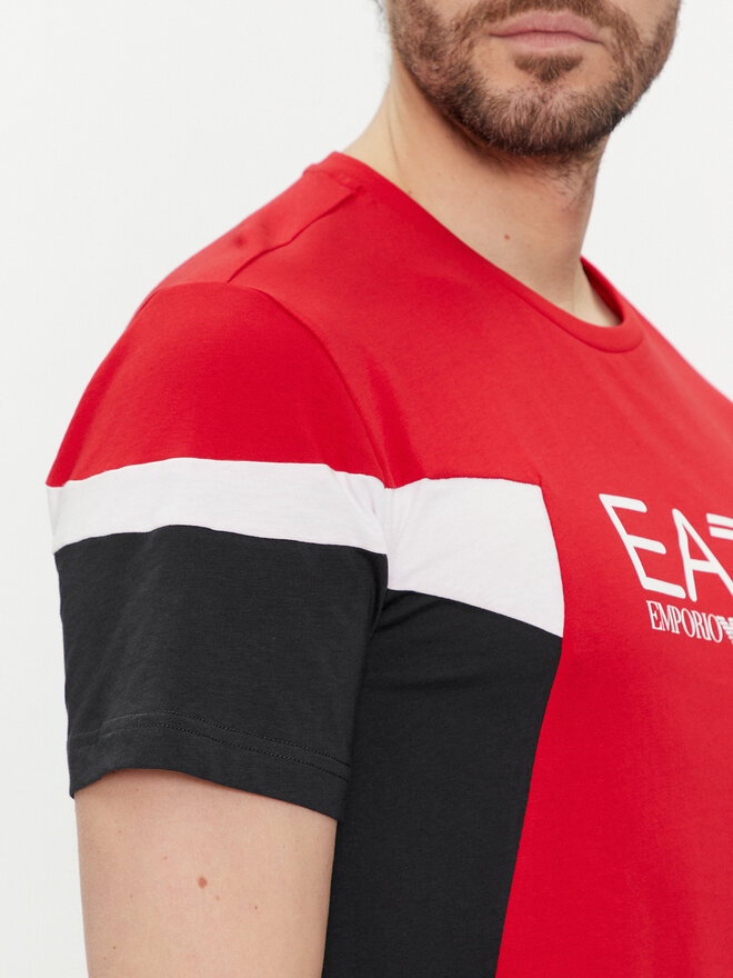 EA7 Emporio Armani EA7 Emporio Armani Póló 3DPT10 PJ02Z 1461 Piros Regular Fit