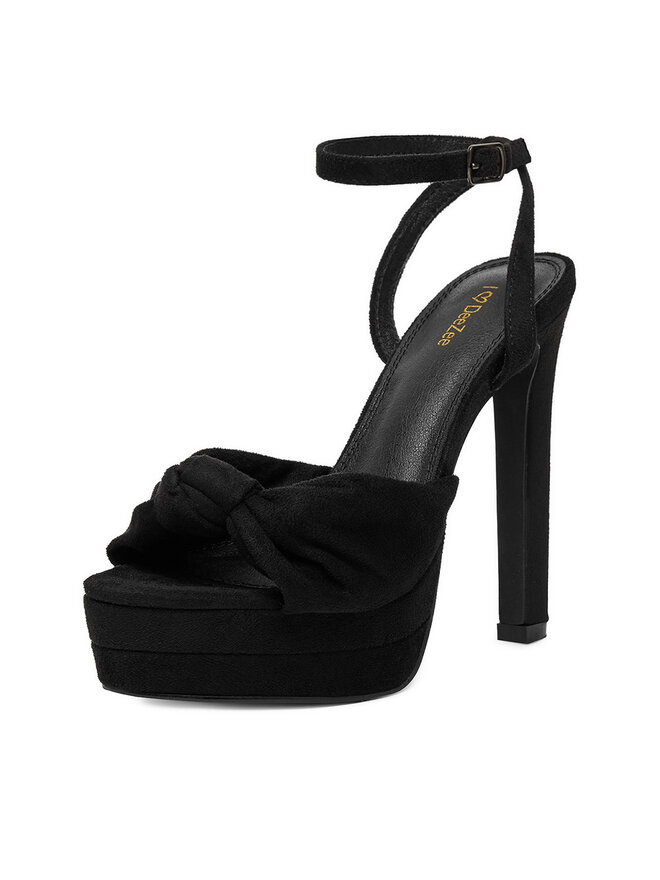 DeeZee Sandały DeeZee MAYA BLACK SU Czarny