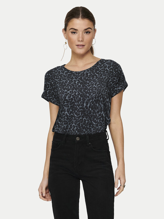 ONLY ONLY Marškinėliai Moster 15182852 Pilka Regular Fit