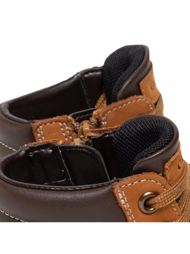 Geox Schnürstiefeletten Geox J Shaylax B. B J16FAB 032BC C0930 M Braun