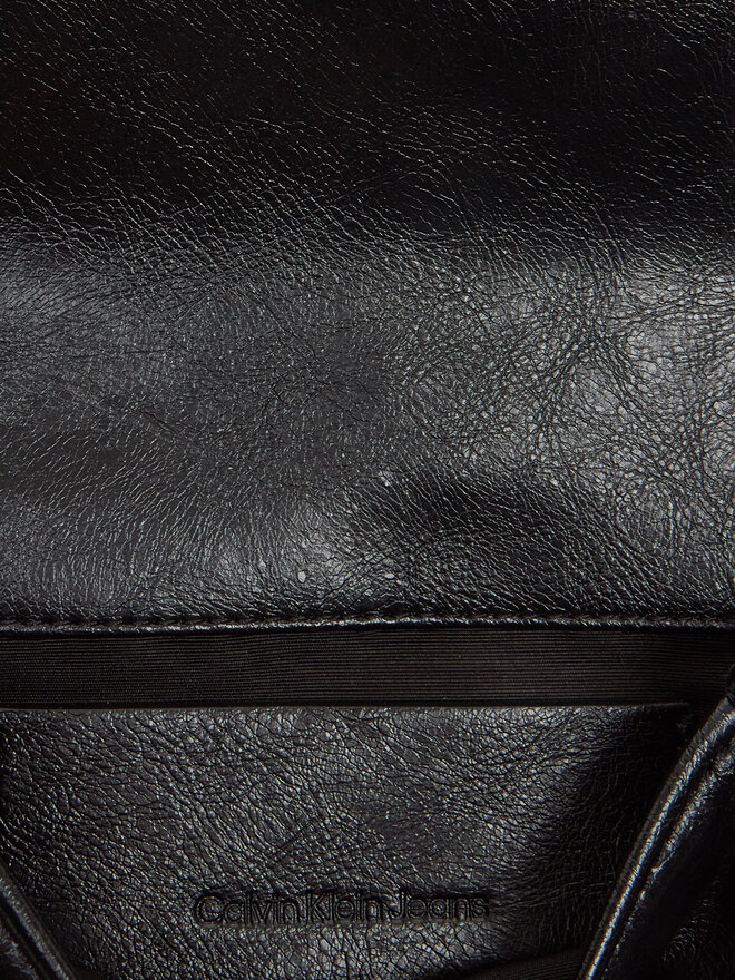 Calvin Klein Jeans Τσάντα Calvin Klein Jeans Chain Mini Ew Flap LV04K3085G Μαύρο