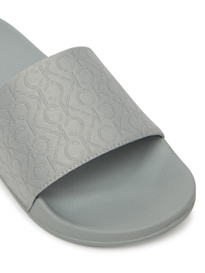 Calvin Klein Pantoletten Calvin Klein Pool Slide - Jacq HW0HW02420 Grau