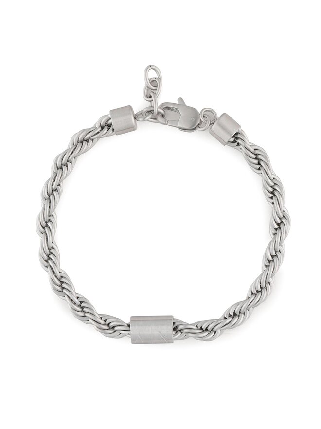 Armani Exchange Bransoletka Armani Exchange Icon Chains AXG0123040 Srebrny