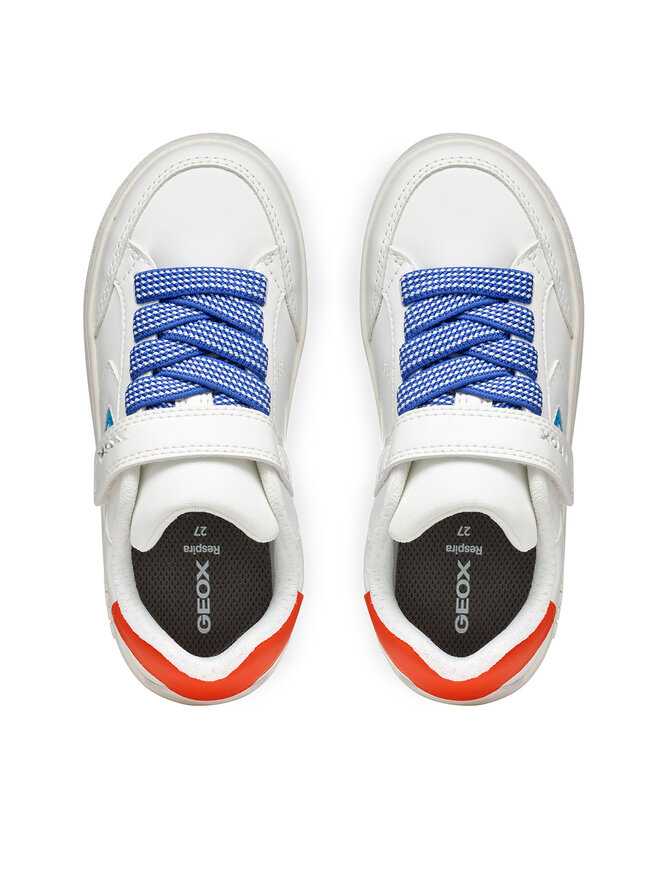 Geox Sneakersy Geox J Eclyper J55LSA 5411 C0422 D Biały