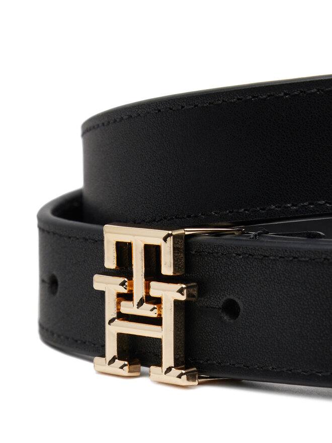 Tommy Hilfiger Moteriškas Diržas Tommy Hilfiger Th Logo 2.5 AW0AW17248 Juoda