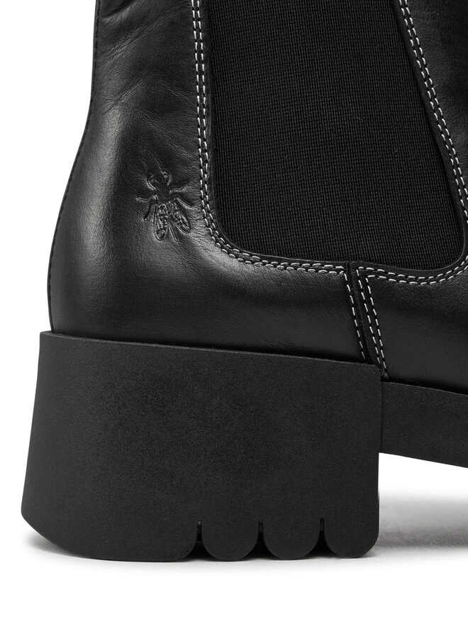 Fly London Kotníková obuv s elastickým prvkem Fly London Exiafly P145123000 Černá
