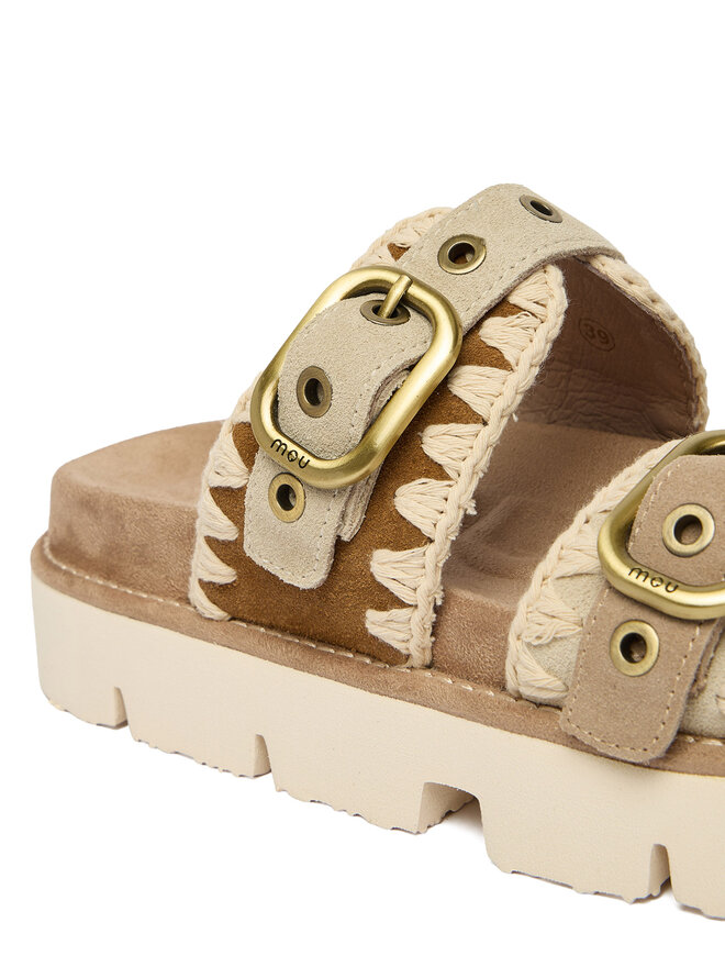 Mou Pantoletten Mou MU.SW461023A Beige