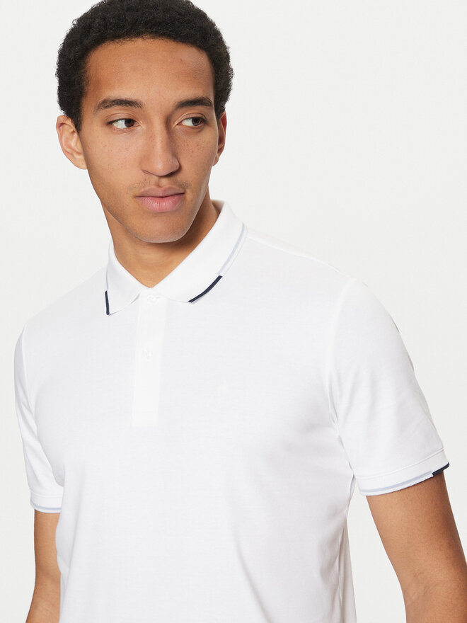 Calvin Klein Calvin Klein Poloshirt K10K114130 Weiß Regular Fit