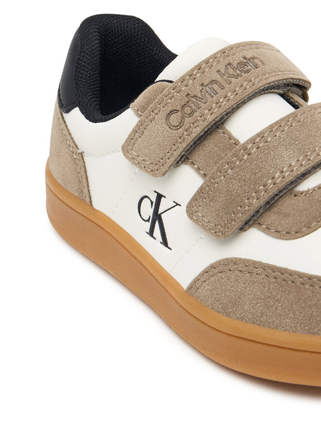 Calvin Klein Sneakers Calvin Klein Low Cut Velcro Sneaker V1X9-83443-0318 M Beige