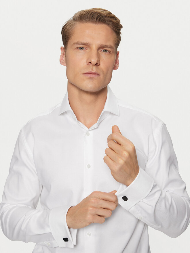 HUGO Manšetni gumbi HUGO E-Classic-Cuf 50494892 Črna