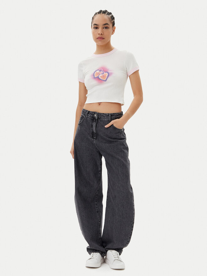 HUGO HUGO Футболка Dalia 50537476 Білий Slim Fit