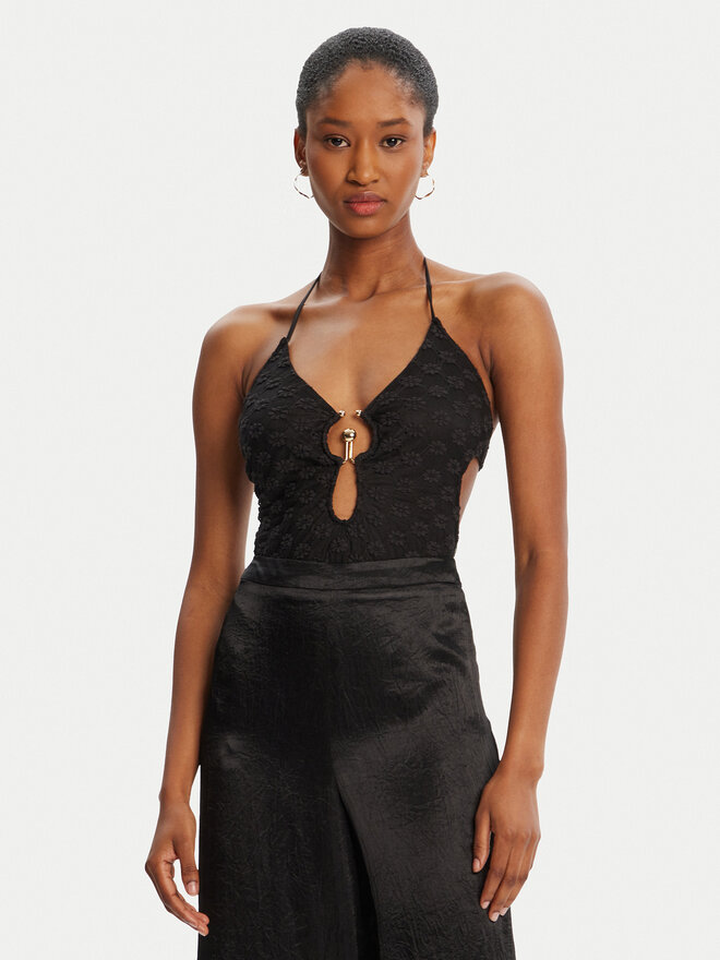 Bardot Bardot Боді Rosala Halter Lace 59940TB Чорний