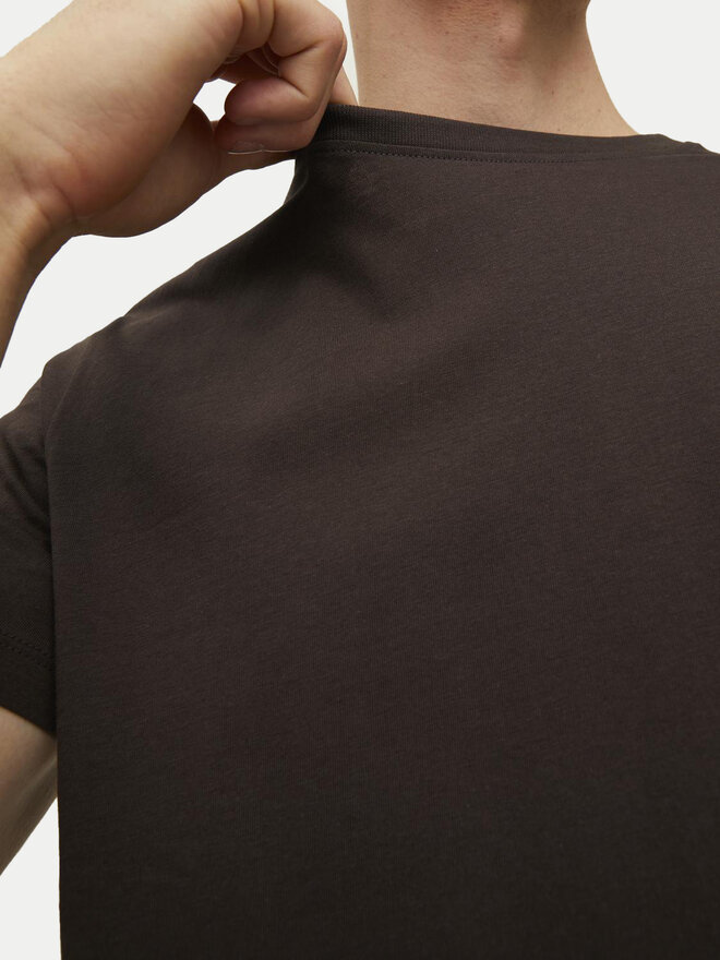 Jack&Jones Jack&Jones Marškinėliai Jjenoa 12113648 Ruda Long Line Fit