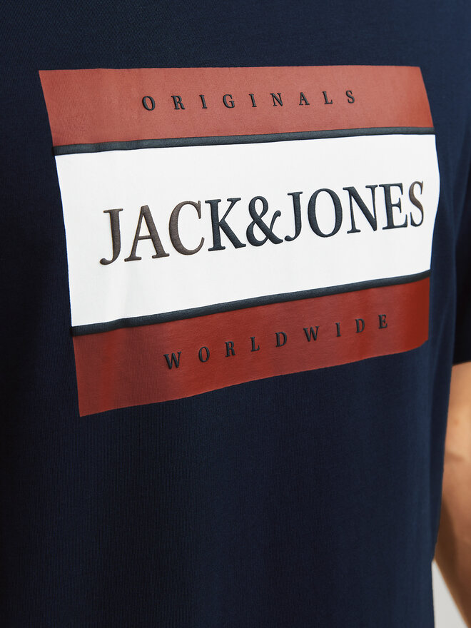 Jack&Jones Jack&Jones Póló Fredeiksberg 12262492 Sötétkék Regular Fit