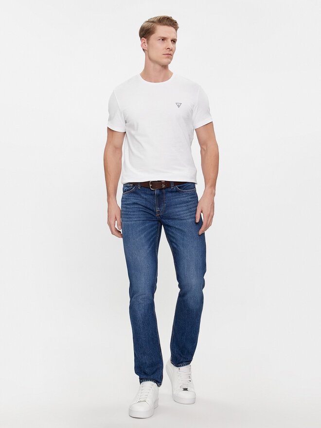 Guess Guess Σετ 2 T-Shirts U97G02 KCD31 Λευκό Regular Fit